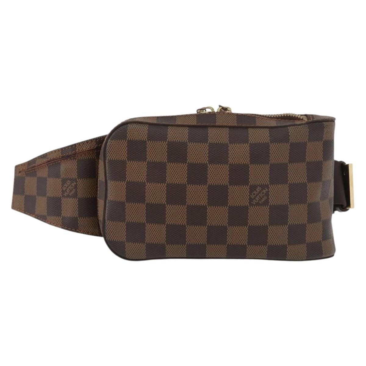 Louis Vuitton Geronimos Waist Bag Damier Brown Canvas Shoulder Bag
