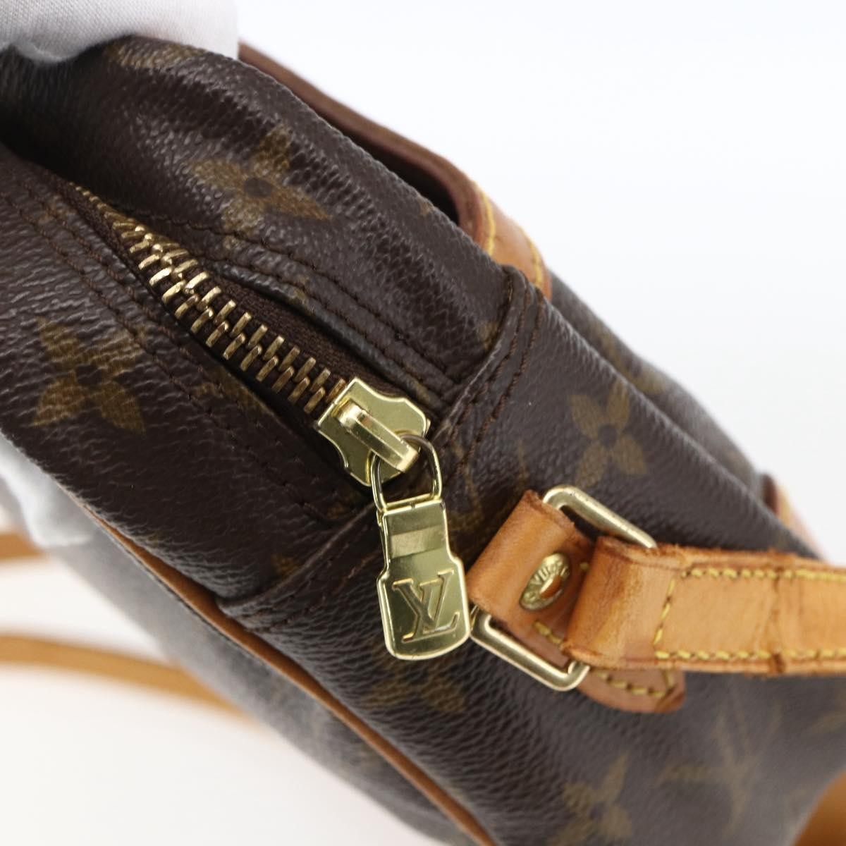 Louis Vuitton Trocadero Handbag Monogram Canvas Brown Canvas Shoulder Bag