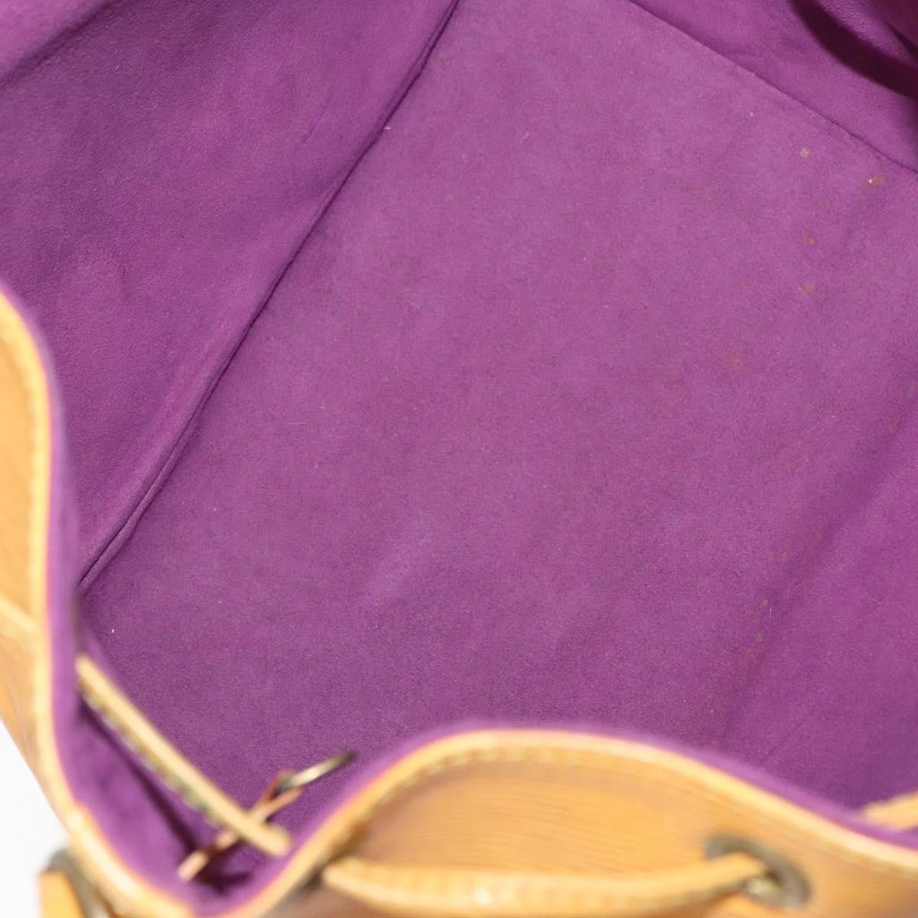Louis Vuitton Petit Noe Handbag Epi Leather Yellow Leather Shoulder Bag