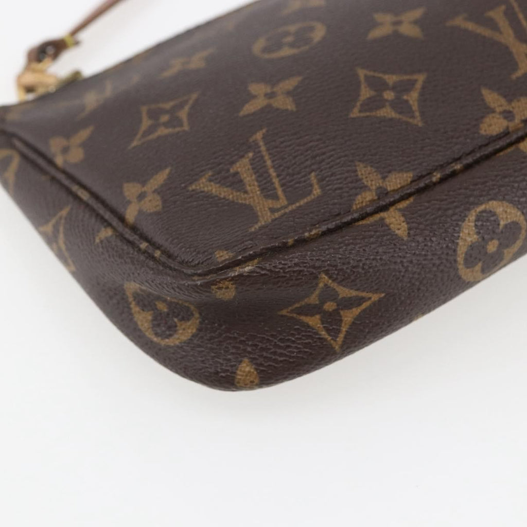 Louis Vuitton Pochette Accessoires Nm Monogram Canvas Brown Canvas Clutche & Pouche Bag