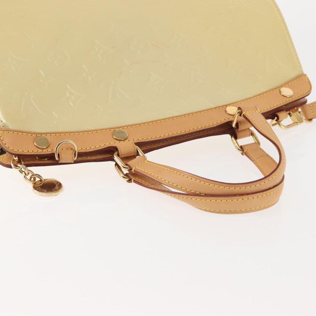 Louis Vuitton Brea Handbag Monogram Vernis Beige Patent_Leather Bag
