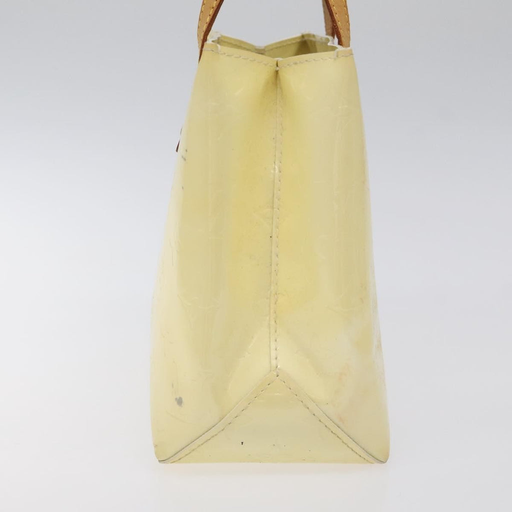 Louis Vuitton Reade Handbag Monogram Vernis Beige Patent_Leather Bag