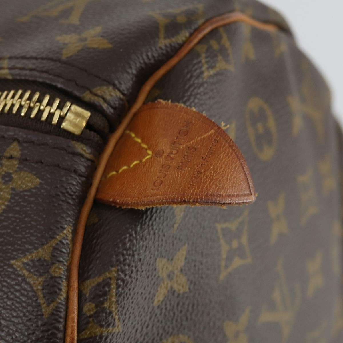 Louis Vuitton Keepall Bag Monogram Canvas Brown Canvas Travel Bag