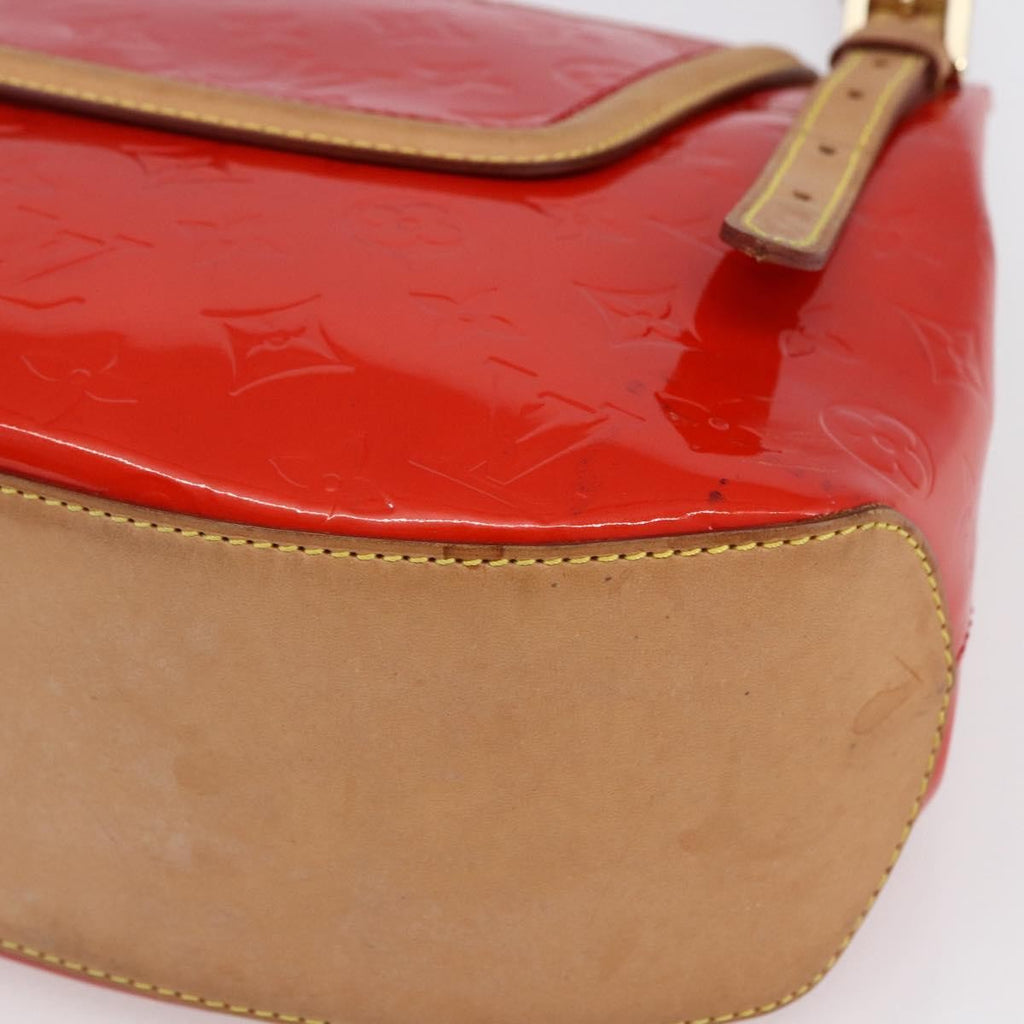 Louis Vuitton Biscayne Bay Handbag Monogram Vernis Red Patent_Leather Bag