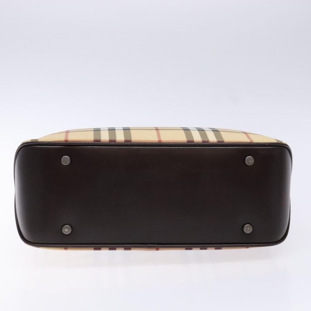 Burberry Vintage Tote Vintage Check Coated Canvas Beige Canvas Tote Bag