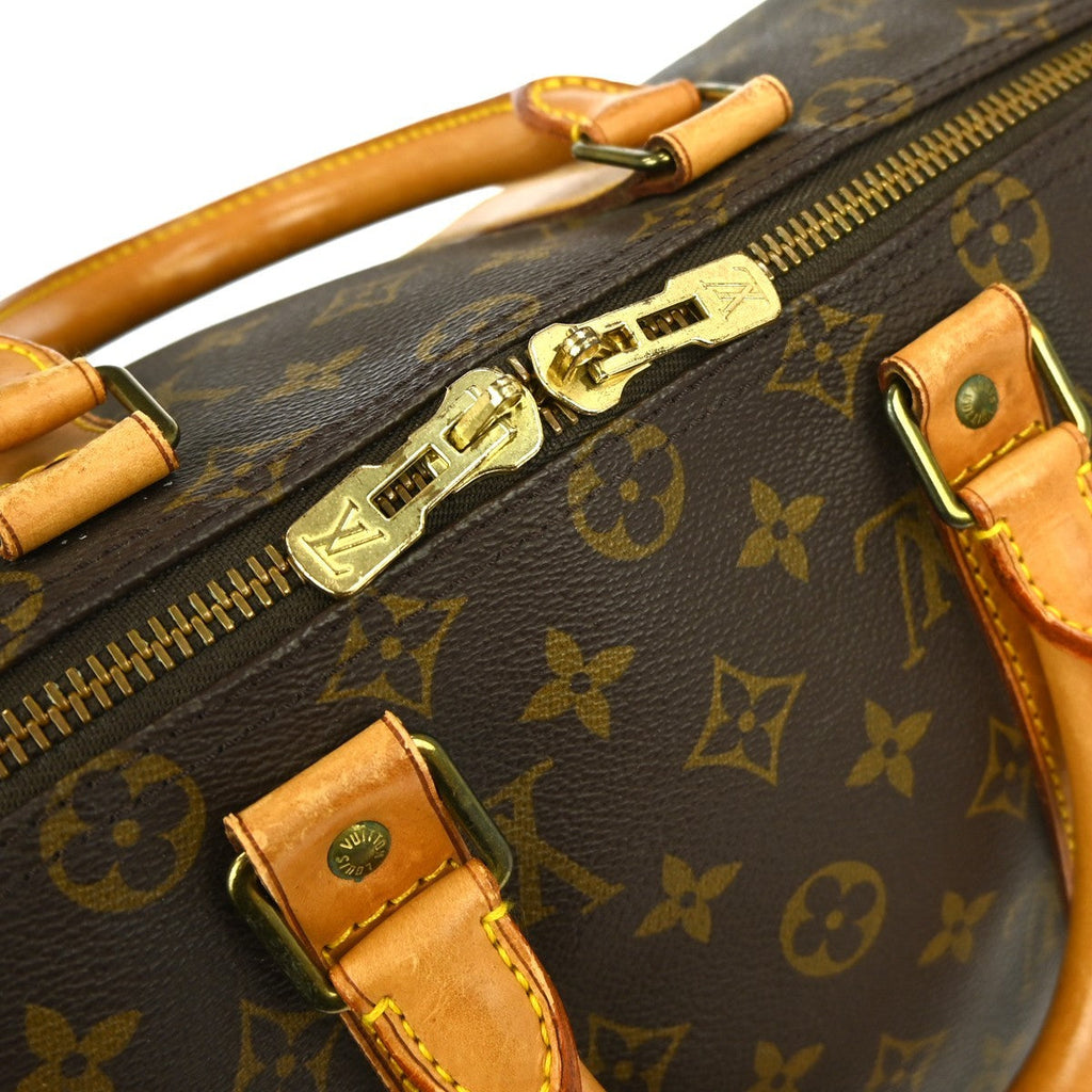 Louis Vuitton Keepall Bag Monogram Canvas Brown Canvas Travel Bag