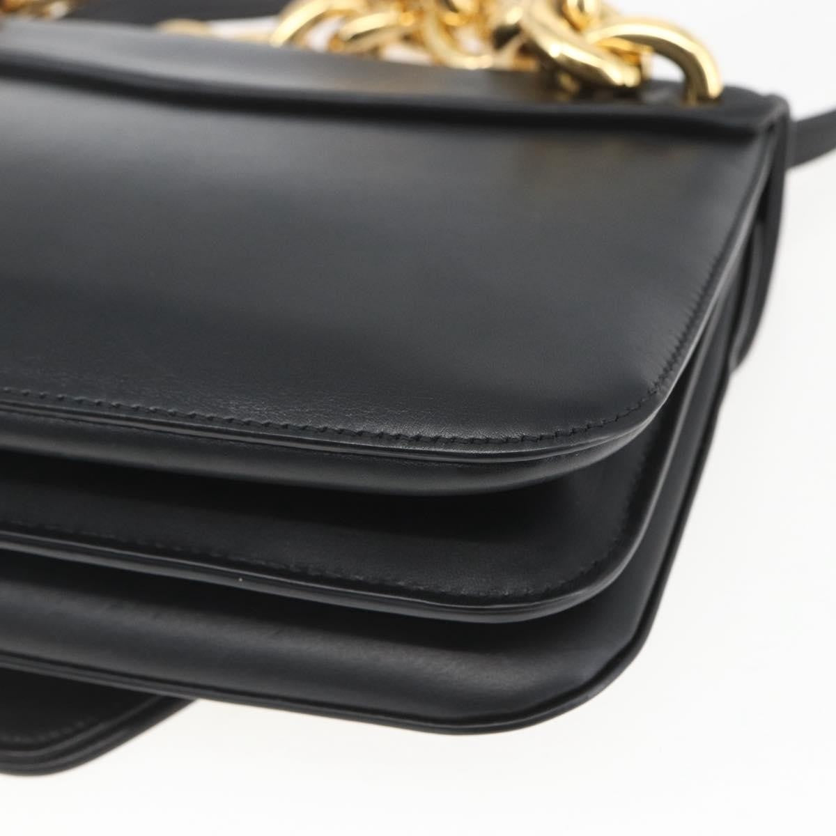 Bottega Veneta Mount Shoulder Bag Leather Black Leather Shoulder Bag Bag