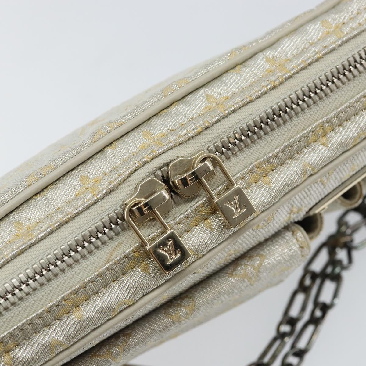 Louis Vuitton Mckenna Shoulder Bag Mini Lin Gold Canvas Bag