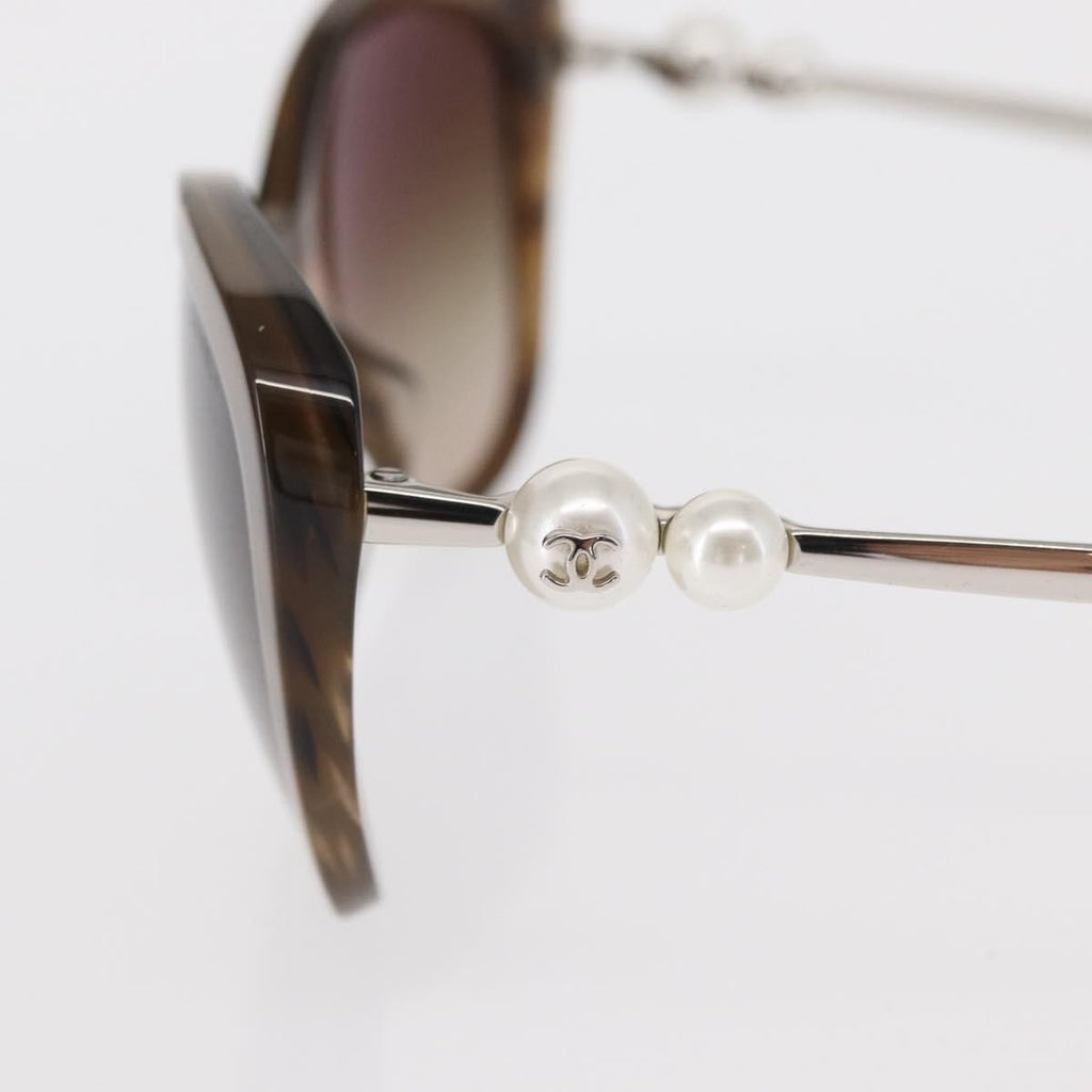 Chanel Logo Cc Sunglasses Plastic Brown Plastic Sunglasse Accessory