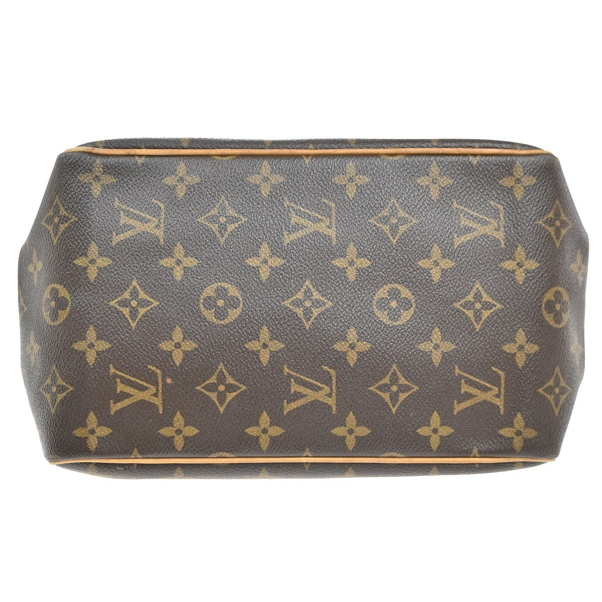 Louis Vuitton Batignolles Handbag Monogram Canvas Brown Leather Handbag