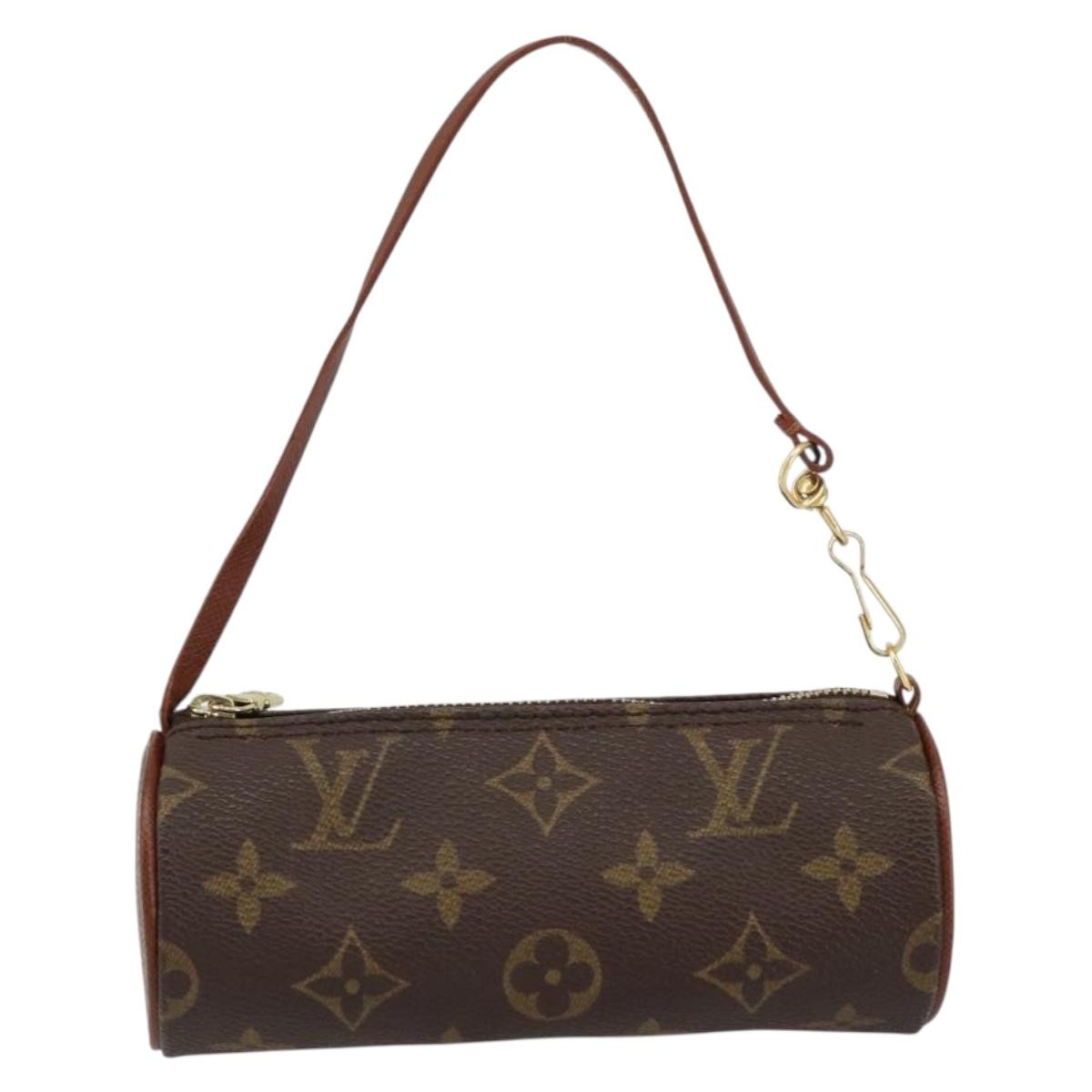 Louis Vuitton Papillon Pochette Monogram Canvas Brown Canvas Clutche & Pouche Bag