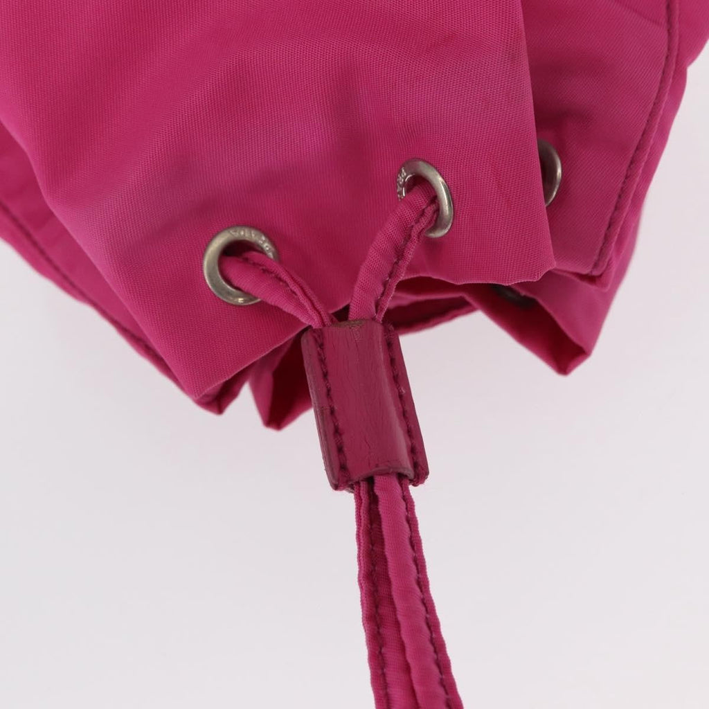 Prada Pochette Nylon Pink Nylon Clutche & Pouche Bag