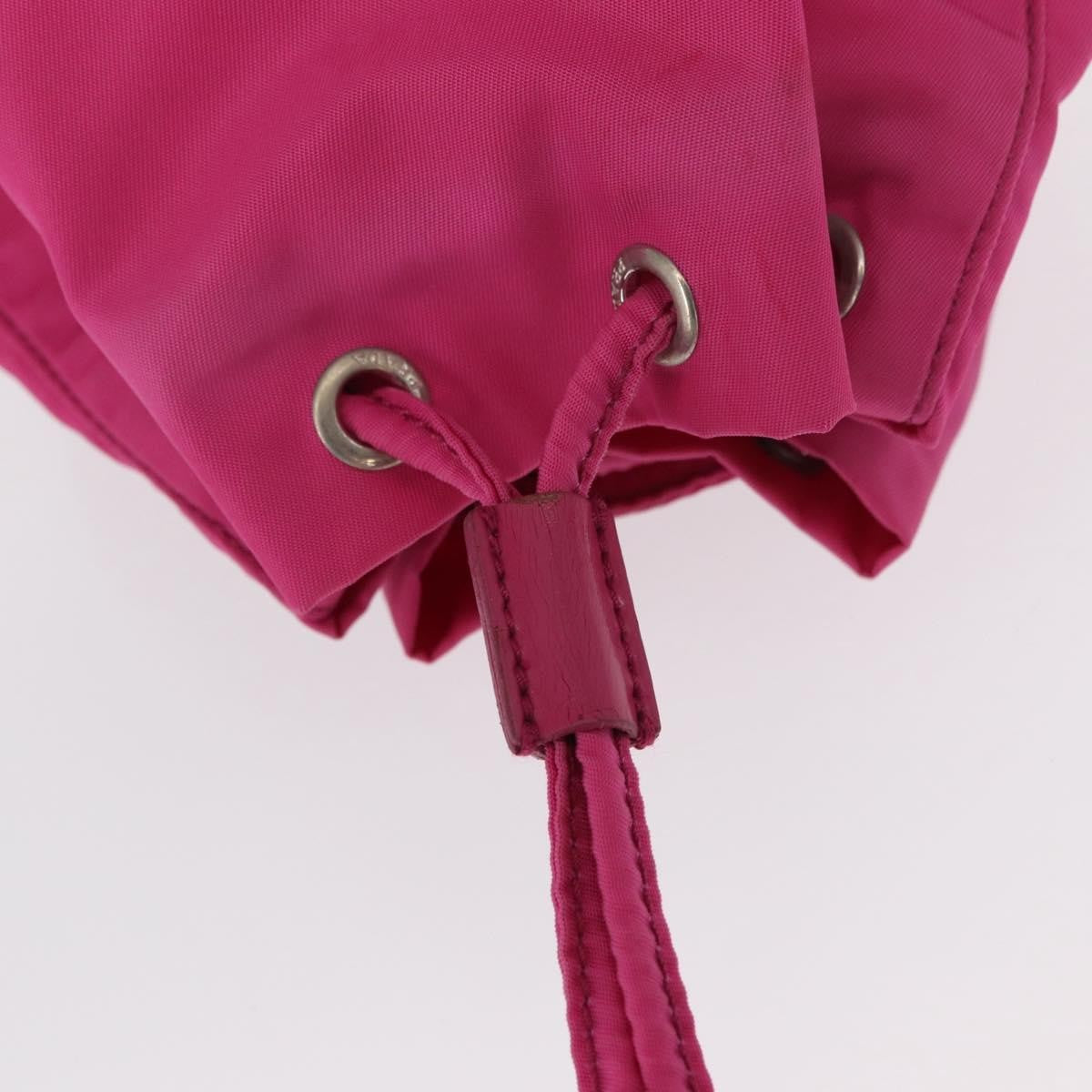 Prada Pochette Nylon Pink Nylon Clutche & Pouche Bag