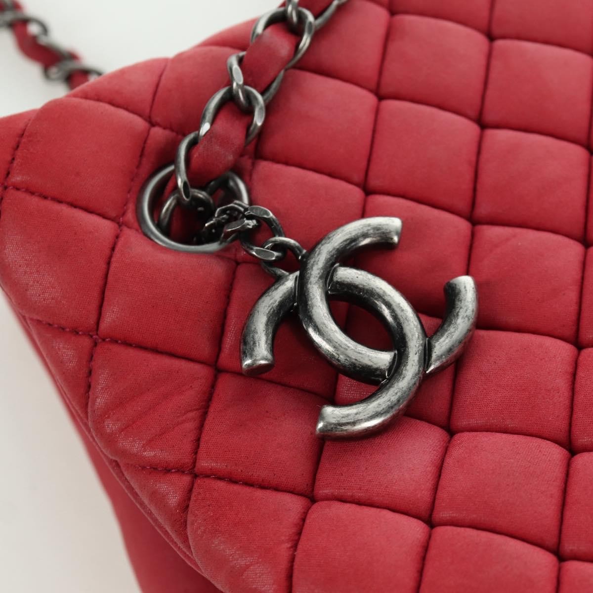 Chanel New Bubble Tote Quilted Calfskin Red Leather Tote Bag Bag