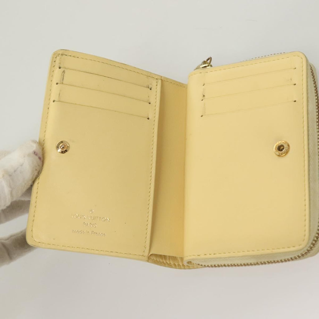 Louis Vuitton Lou Wallet Nanogram Leather Beige Leather Wallets Accessory