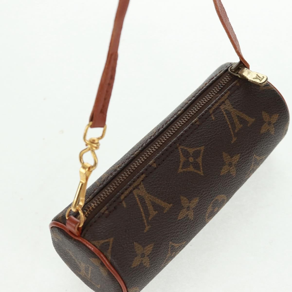 Louis Vuitton Papillon Pochette Monogram Canvas Brown Canvas Clutche & Pouche Bag