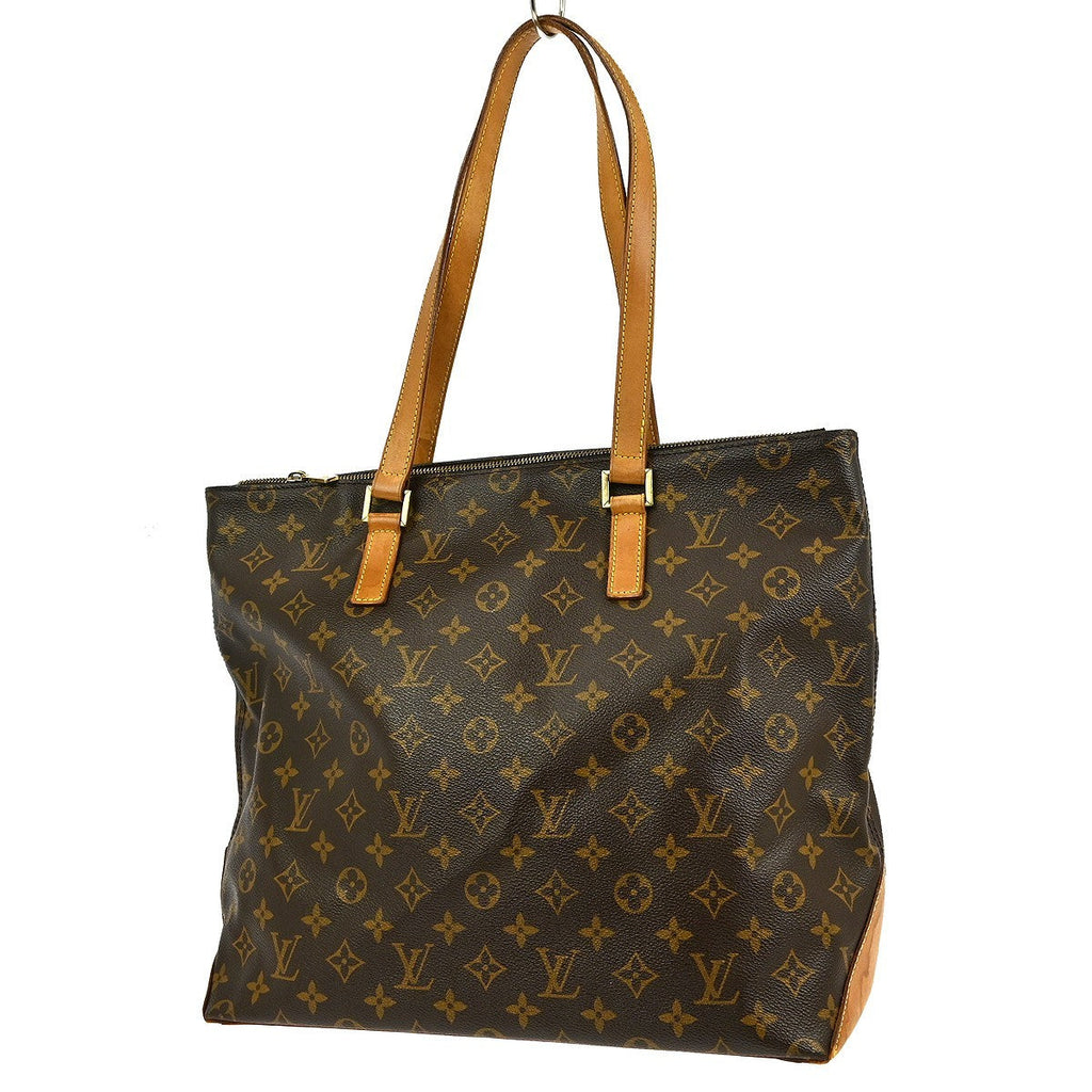 Louis Vuitton Cabas Mezzo Monogram Canvas Brown Canvas Tote Bag