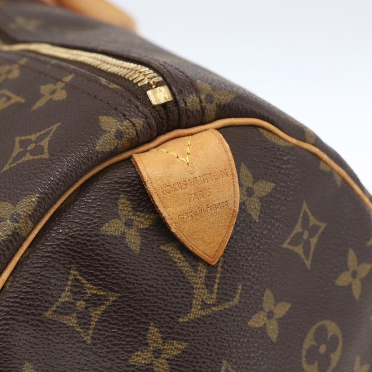 Louis Vuitton Keepall Bag Monogram Canvas Brown Canvas Travel Bag