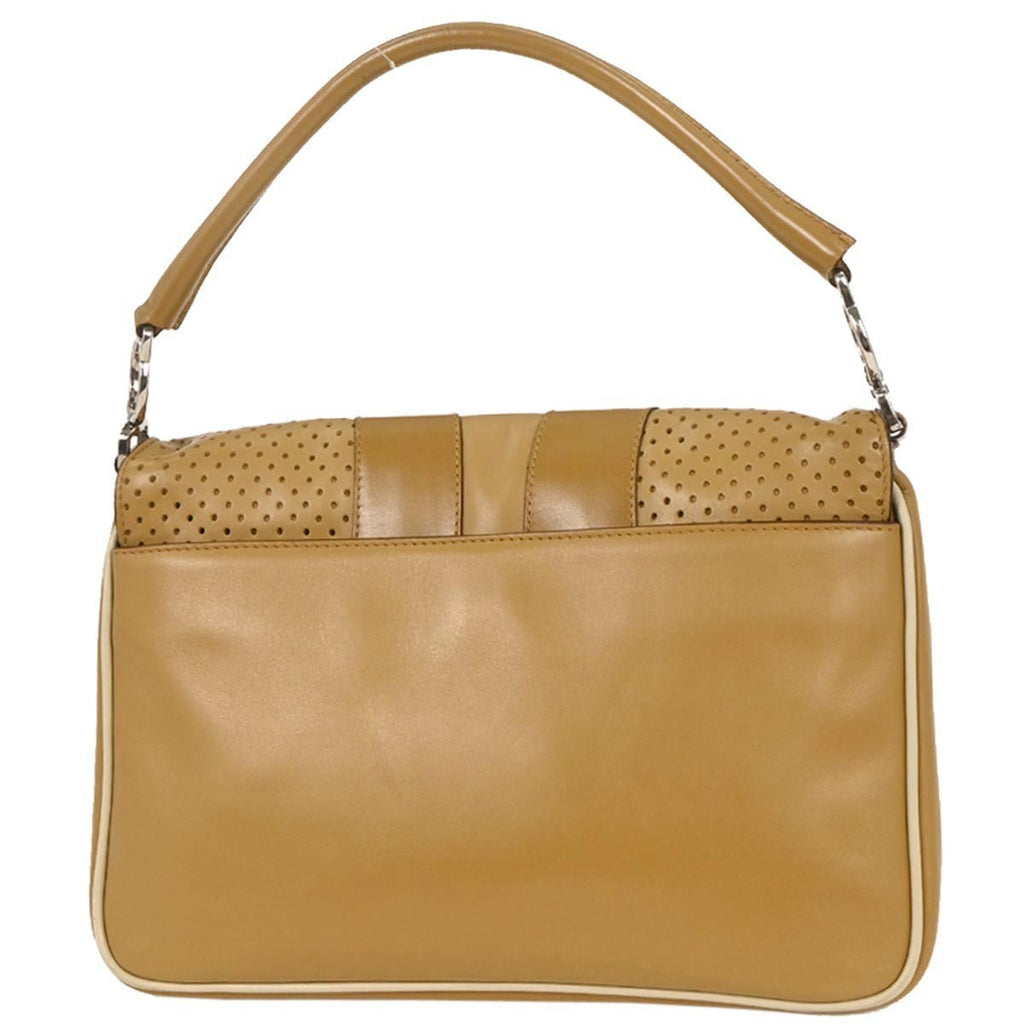 Prada Vitello Drive Handbag Leather Brown Leather Handbag