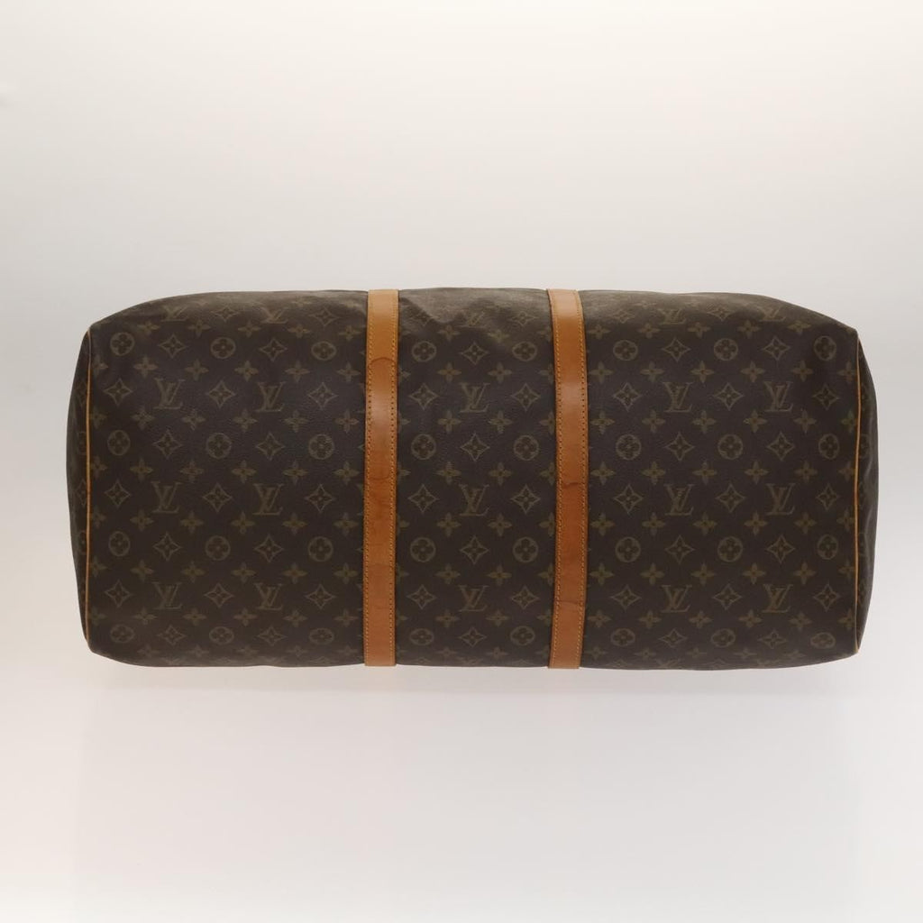 Louis Vuitton Keepall Bag Monogram Canvas Brown Canvas Travel Bag