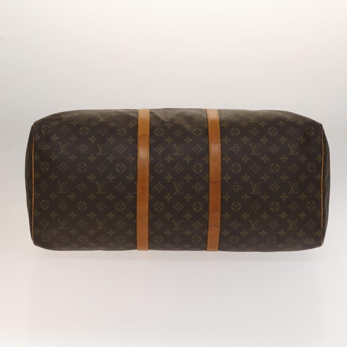 Louis Vuitton Keepall Bag Monogram Canvas Brown Canvas Travel Bag