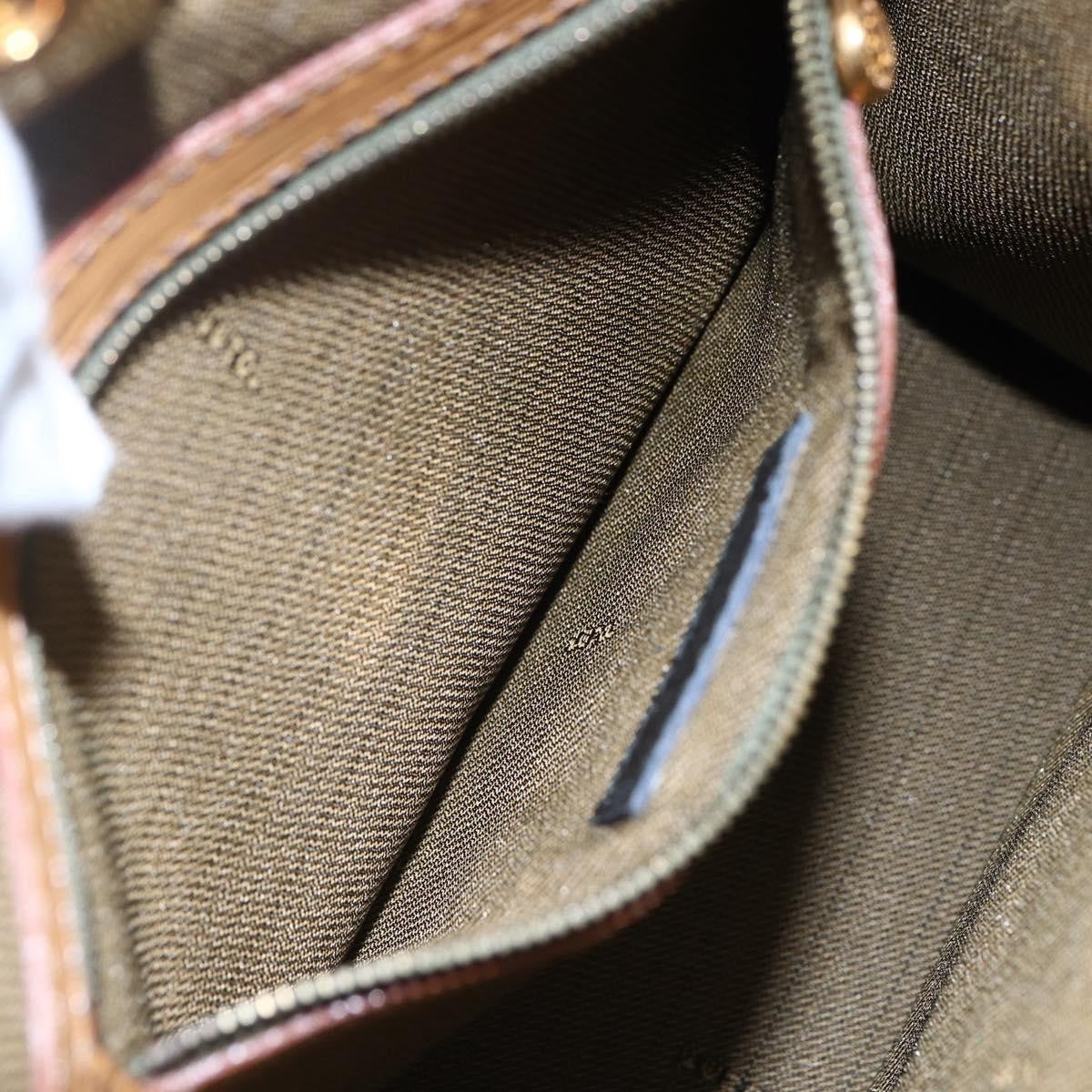 Fendi Vintage Top Handle Bag Zucca Canvas Brown Canvas Handbag