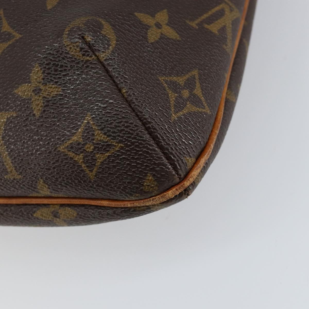 Louis Vuitton Musette Handbag Monogram Canvas Brown Canvas Shoulder Bag