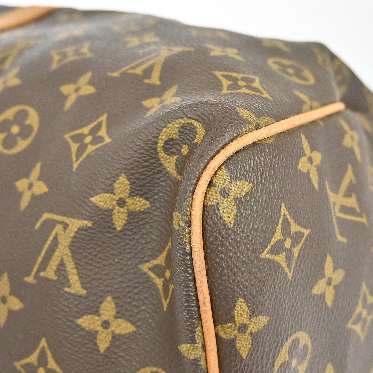Louis Vuitton Keepall Bag Monogram Canvas Brown Canvas Travel Bag