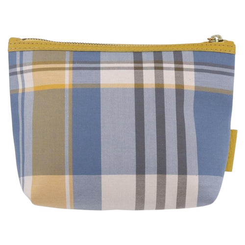 Burberry Nova Check Pochette Canvas Blue Canvas Clutche & Pouche Bag