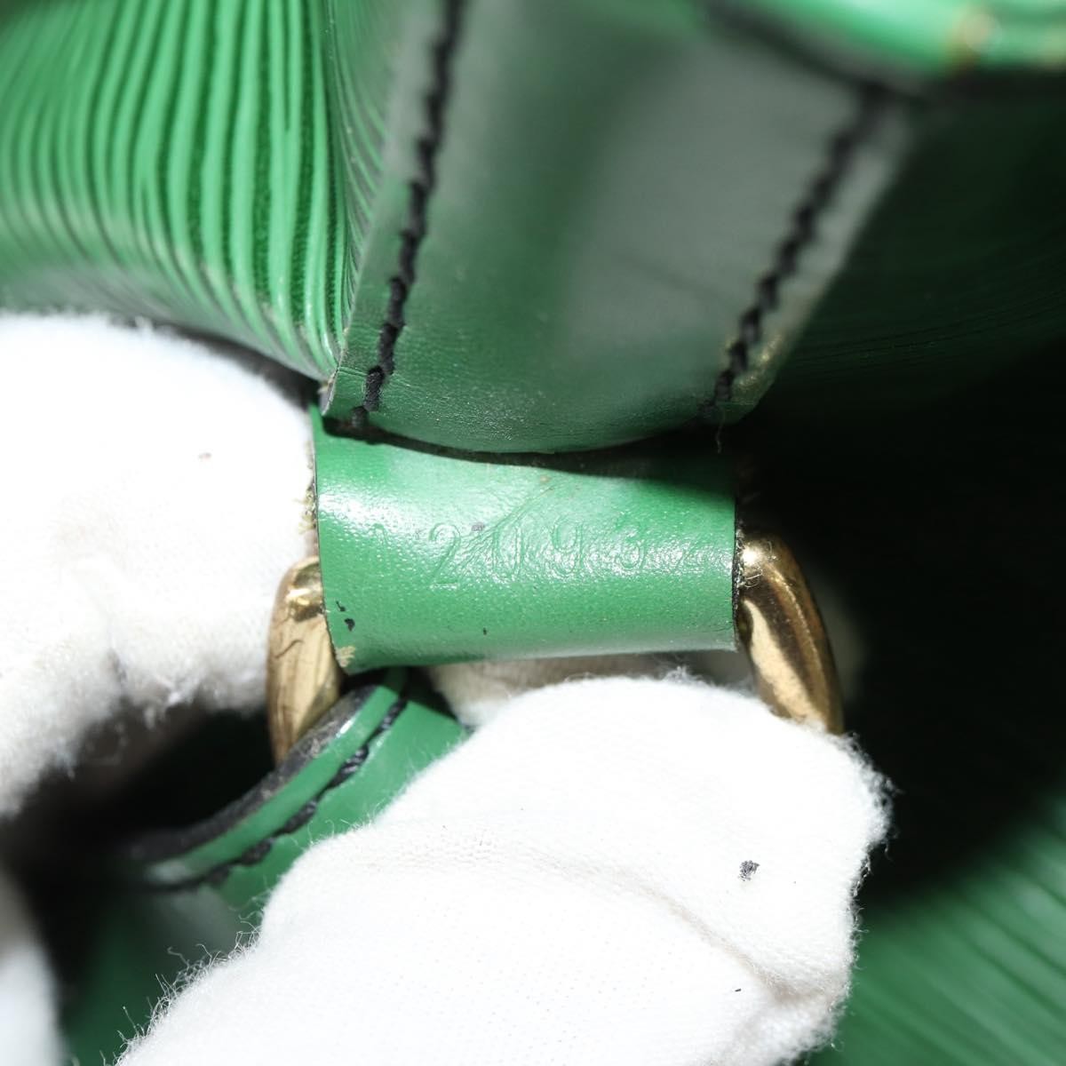Louis Vuitton Petit Noe Handbag Epi Leather Green Leather Shoulder Bag