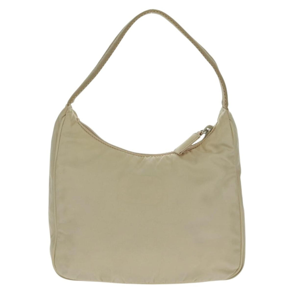 Prada Hobo Tessuto Beige Nylon Handbag