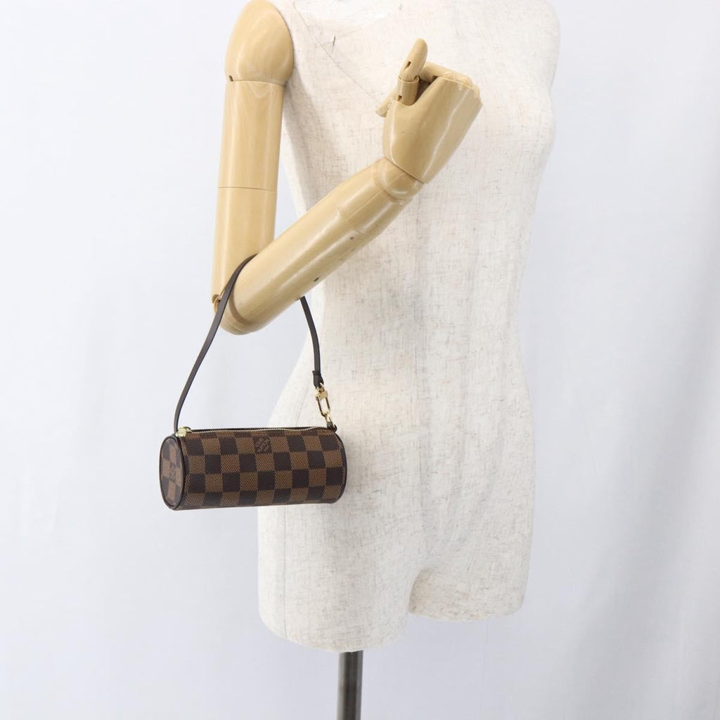 Louis Vuitton Papillon Pochette Damier Brown Canvas Clutche & Pouche Bag