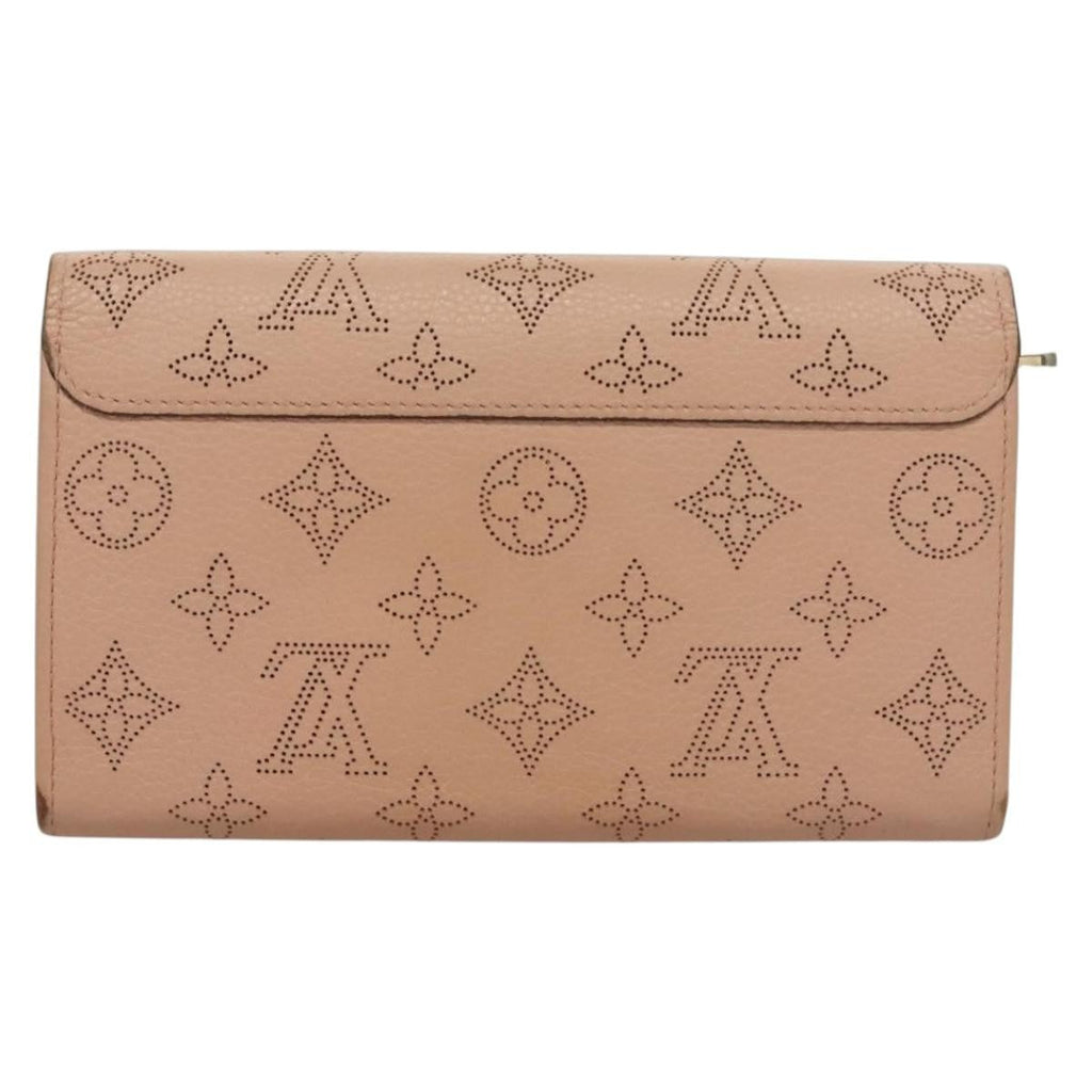 Louis Vuitton Iris Wallet Mahina Leather Pink Leather Wallets Accessory