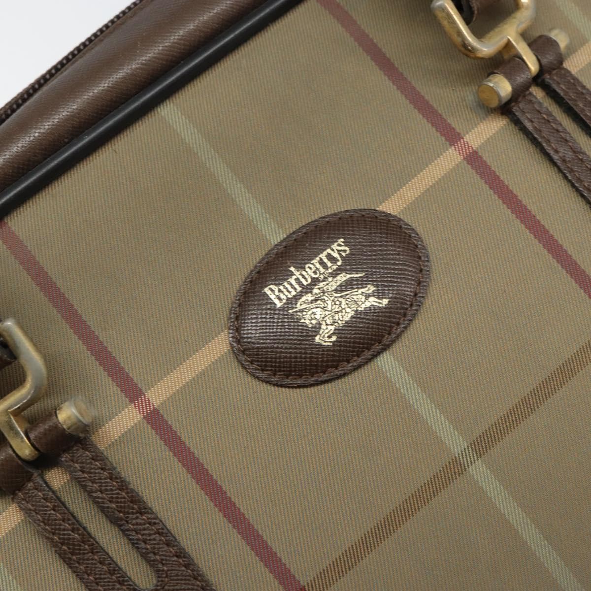 Burberry Nova Handbag Canvas Beige Canvas Handbag