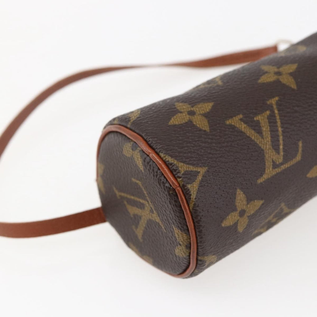 Louis Vuitton Papillon Pochette Monogram Canvas Brown Canvas Clutche & Pouche Bag