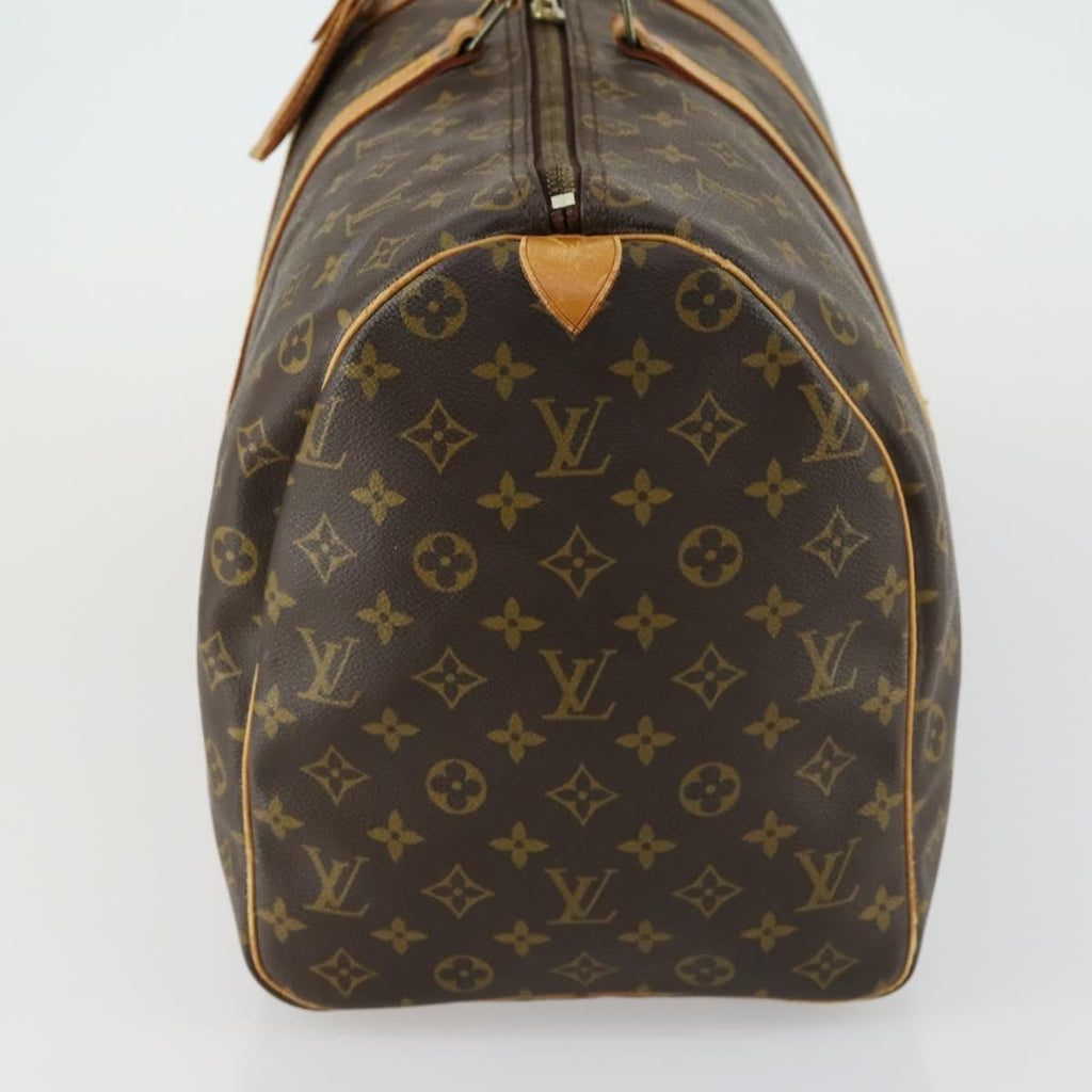 Louis Vuitton Keepall Bag Monogram Canvas Brown Canvas Travel Bag
