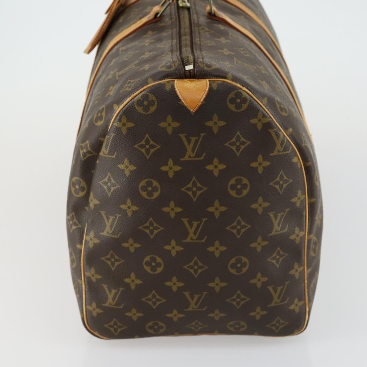 Louis Vuitton Keepall Bag Monogram Canvas Brown Canvas Travel Bag