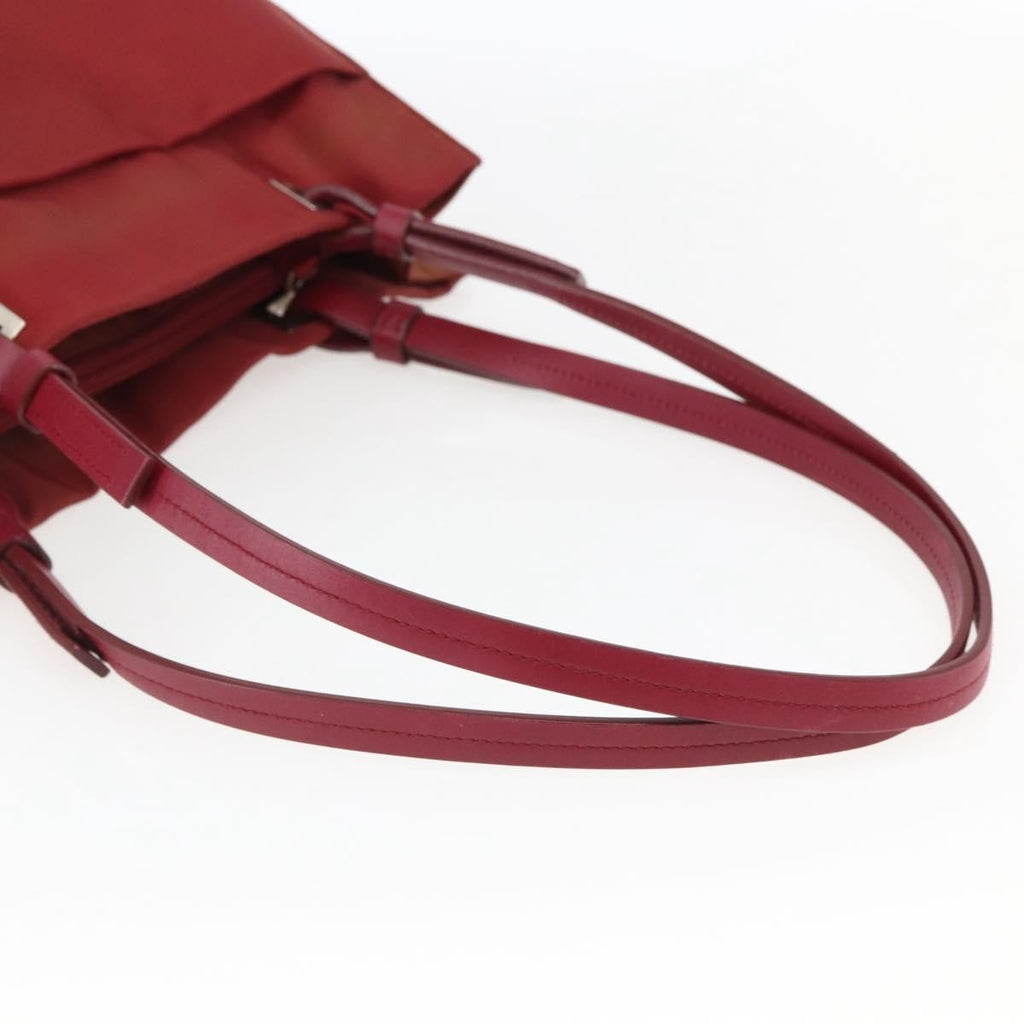 Prada Vintage Tote Tessuto Red Nylon Tote Bag Bag