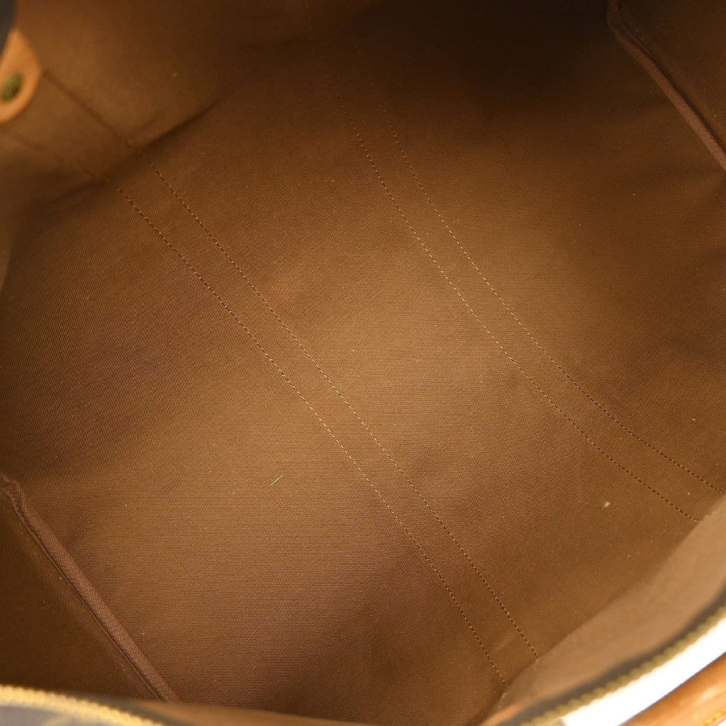 Louis Vuitton Keepall Bag Monogram Canvas Brown Canvas Travel Bag