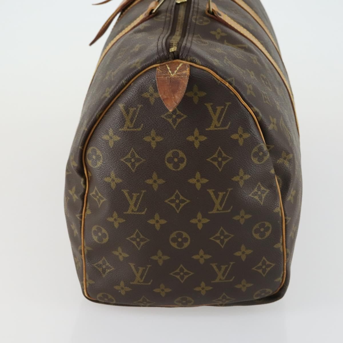 Louis Vuitton Keepall Bag Monogram Canvas Brown Canvas Travel Bag