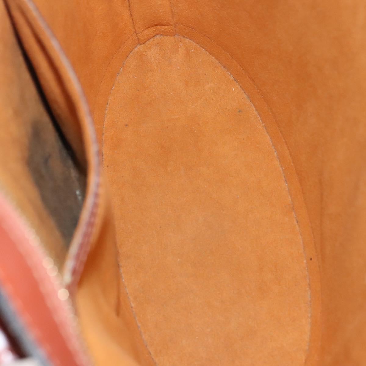 Louis Vuitton Saint Jacques Handbag Epi Leather Brown Leather Handbag