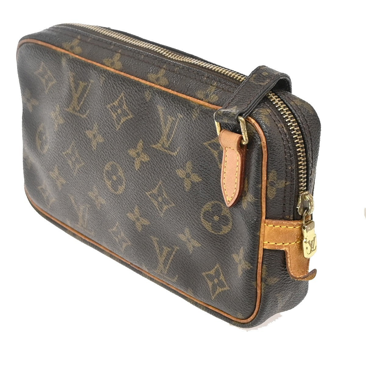 Louis Vuitton Pochette Marly Bandouliere Bag Monogram Canvas Brown Canvas Shoulder Bag