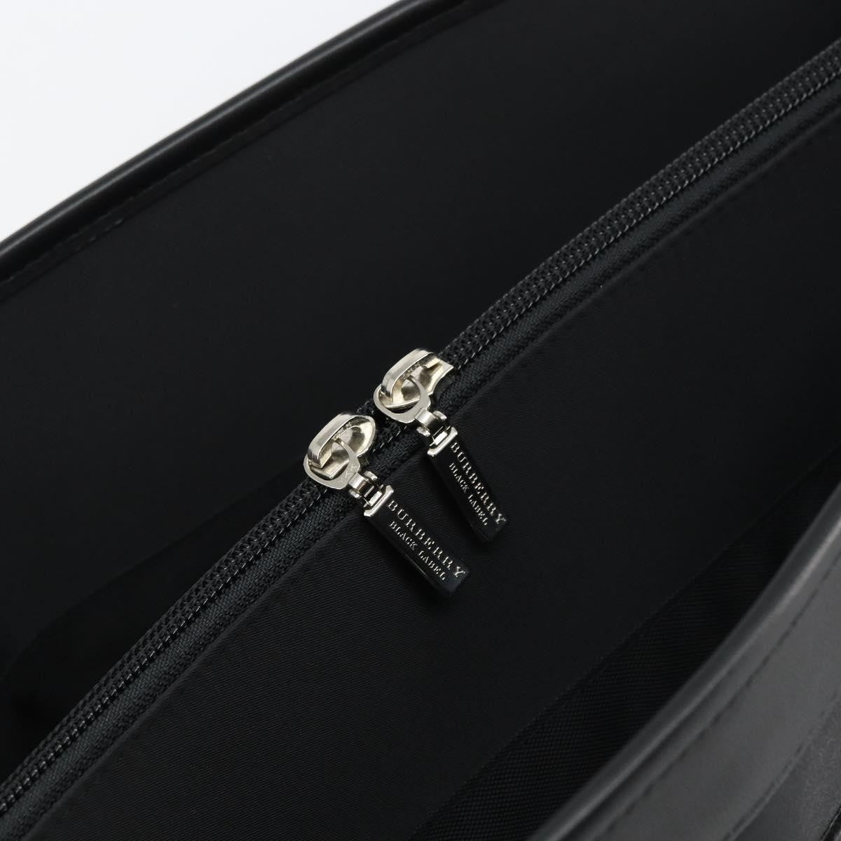 Burberry Black Label Business Bag Nylon Black Nylon Handbag