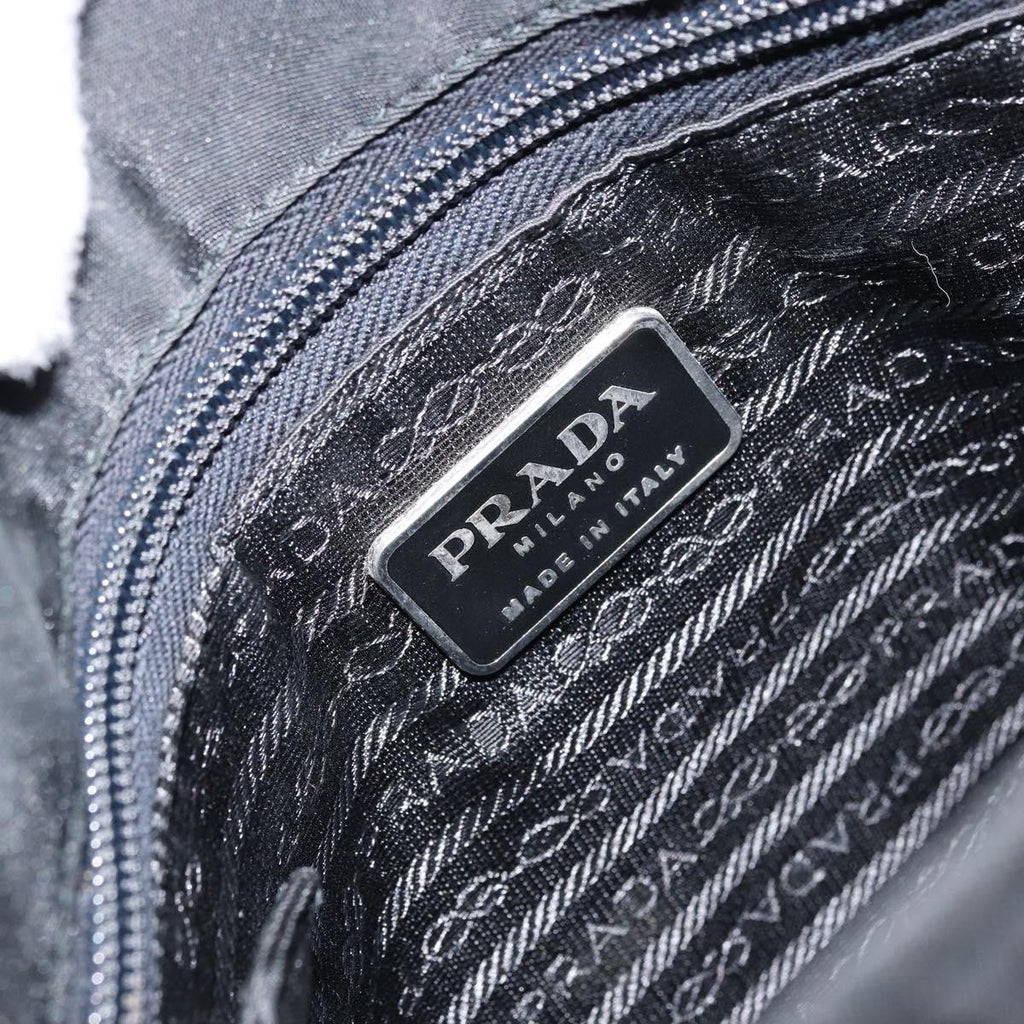 Prada Vintage Tote Nylon Black Nylon Tote Bag Bag