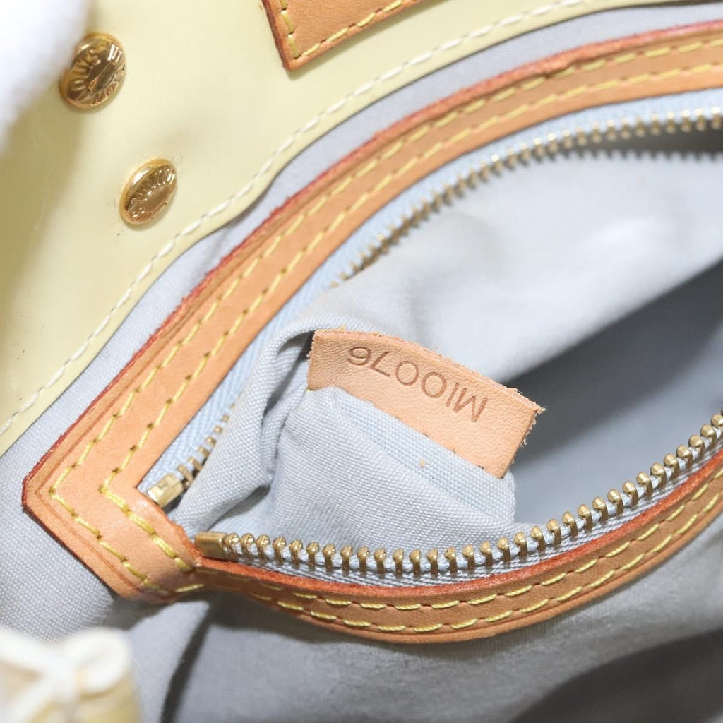 Louis Vuitton Reade Handbag Monogram Vernis Beige Patent_Leather Bag