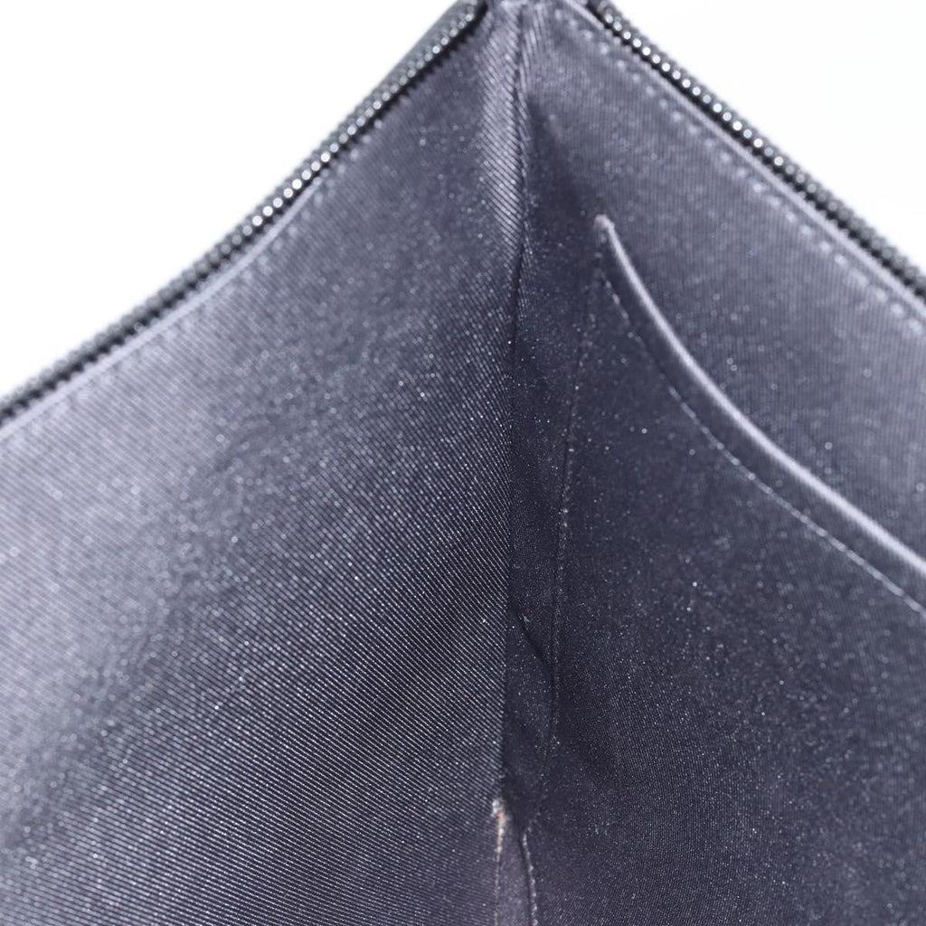 Louis Vuitton Pochette A4 Rainbow Taiga Leather Black Leather Clutche & Pouche Bag
