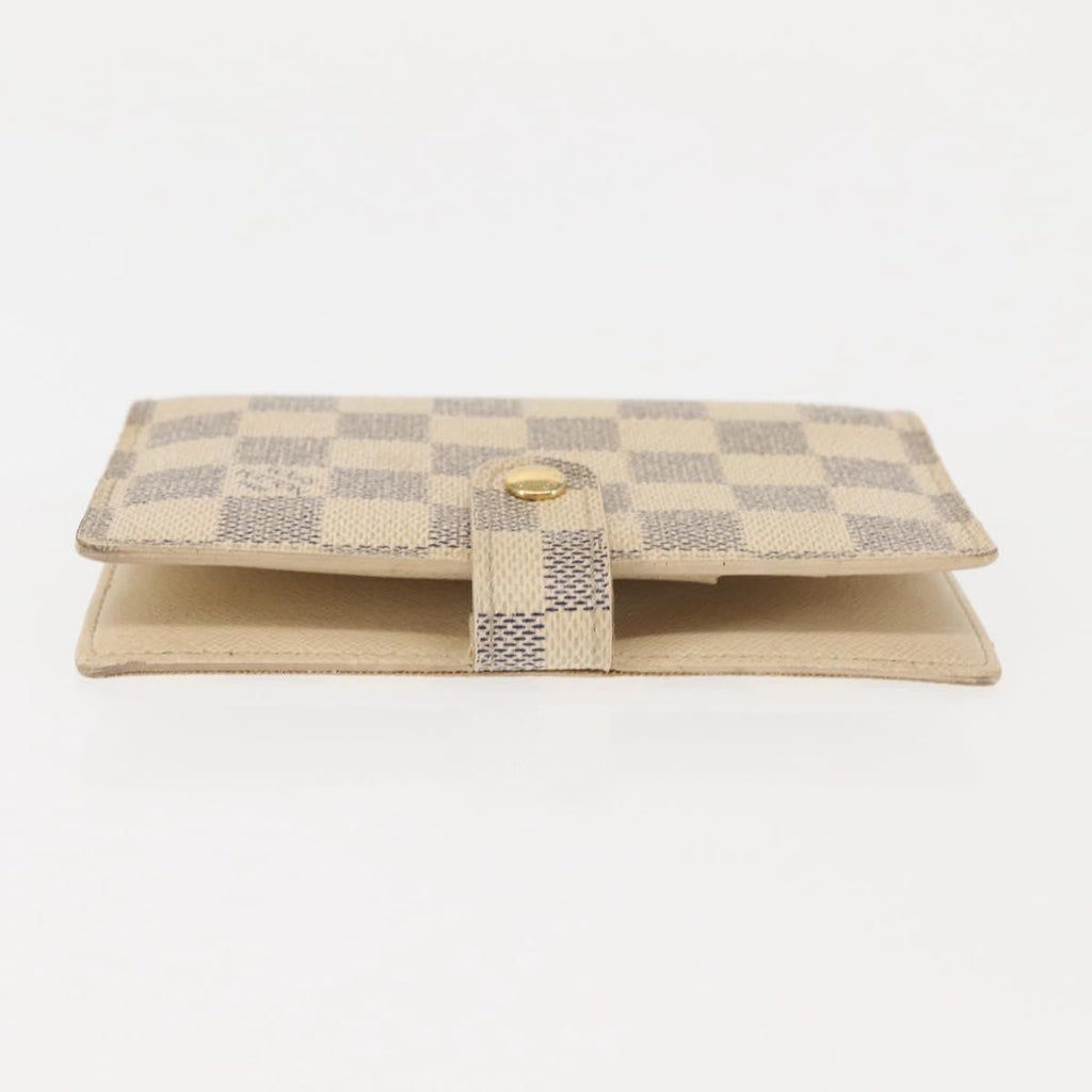 Louis Vuitton Agenda Cover Damier Azur Beige Canvas Toiletry Case Accessory