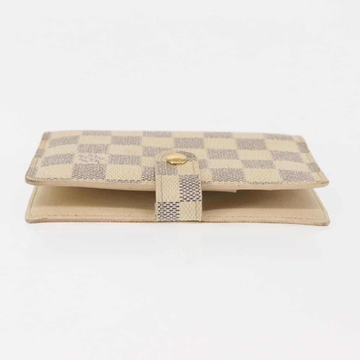 Louis Vuitton Agenda Cover Damier Azur Beige Canvas Toiletry Case Accessory