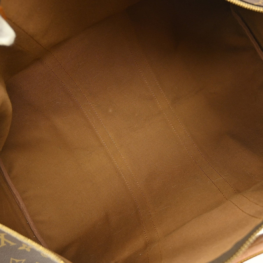 Louis Vuitton Keepall Bag Monogram Canvas Brown Canvas Travel Bag