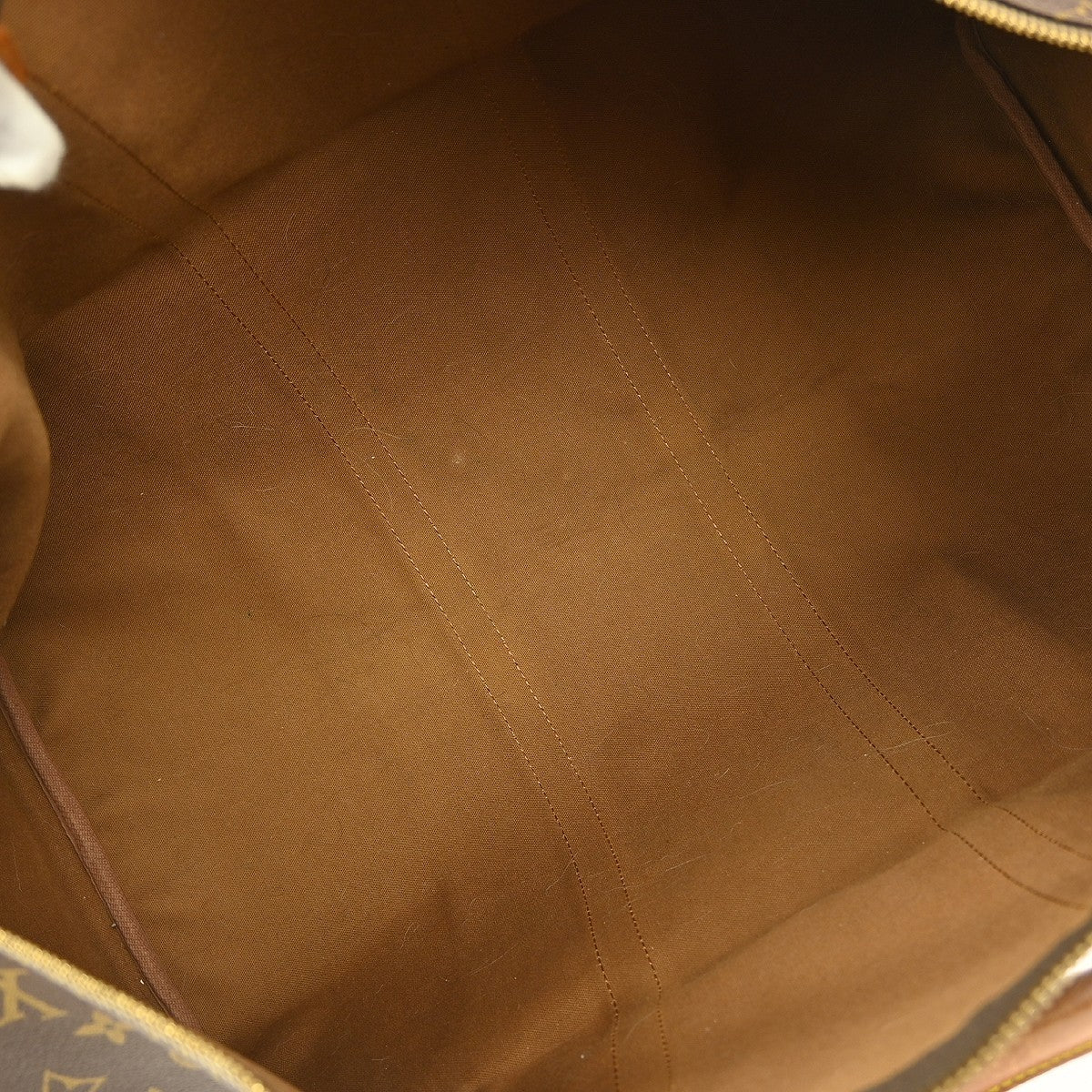Louis Vuitton Keepall Bag Monogram Canvas Brown Canvas Travel Bag
